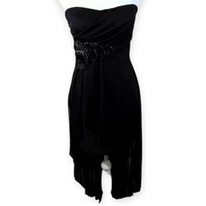 TEEZE ME BLACK STRAPLESS DRESS SZ.3 EUC.